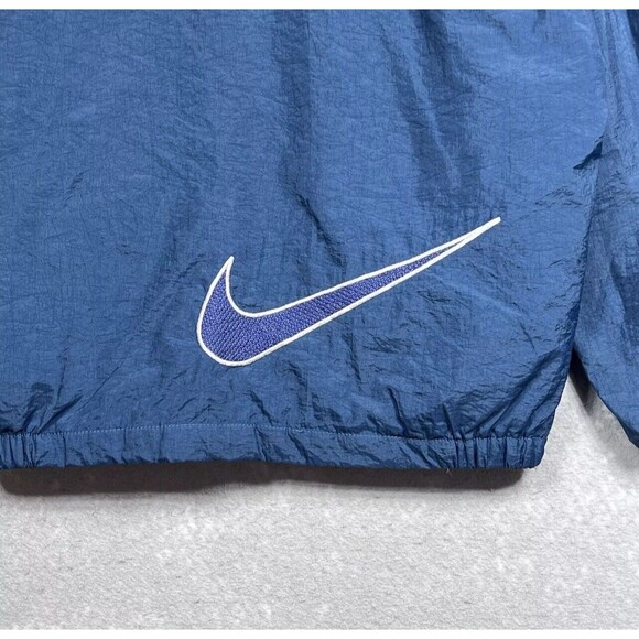 Vintage 80’s Nike Jacket Unisex Small Green Full Zip Quilted Lined Hooded - Picture 3 of 12